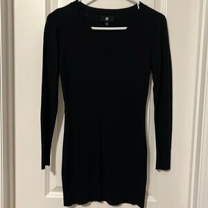 IZ Byer black sweater dress